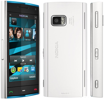 Nokia X6 Blue Color. Nokia X6 Blue