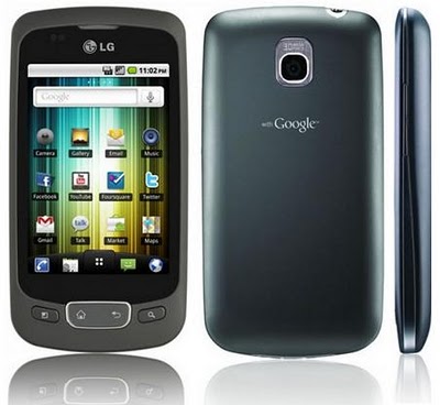 lg optimus one black. LG Optimus One P500